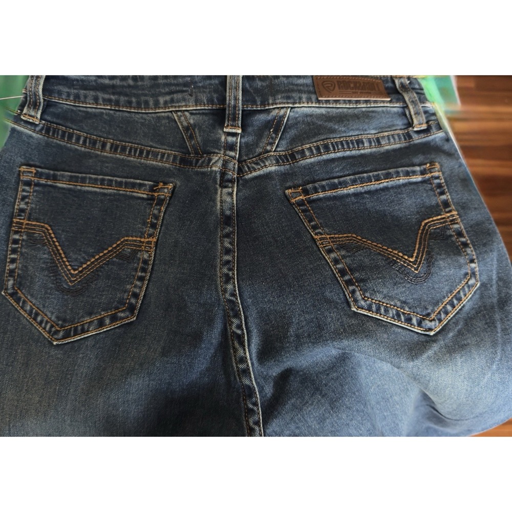 Rock N‎ Roll Denim Sz 30x34 (Actual 30x35) Bootcut High Rise Cowgirl Jeans EUC